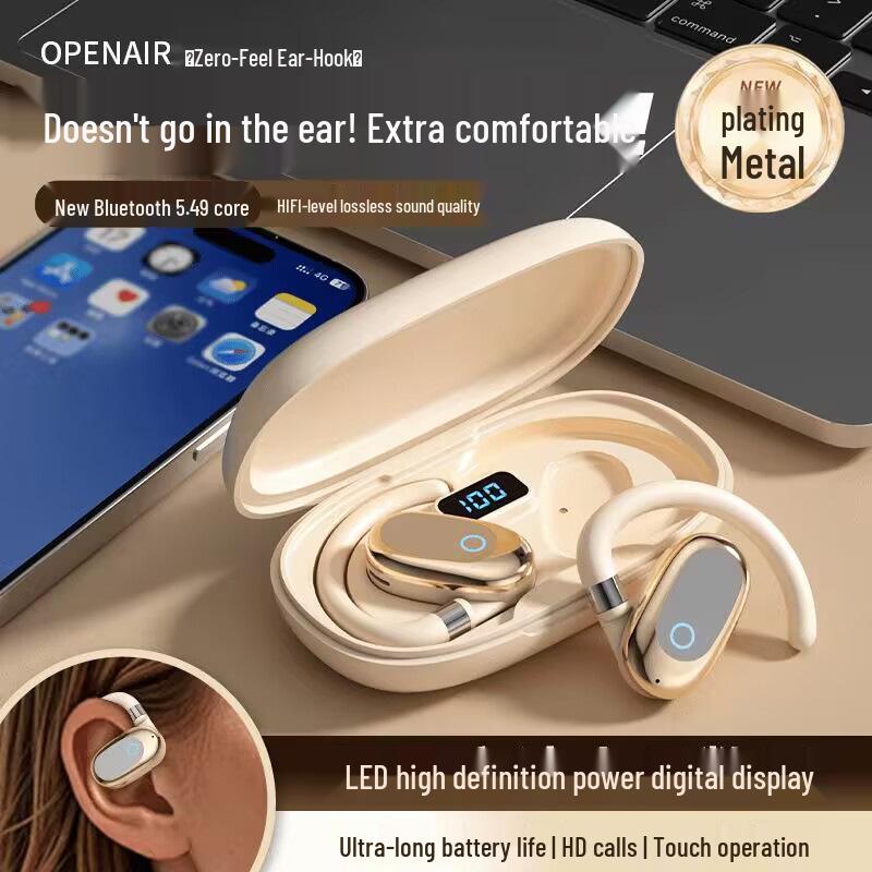 R106 Ear Hook Sports Bluetooth Earphones: High Sound Quality, Comfortable Fit, Long Battery Life