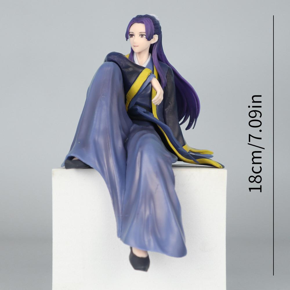 

The Apothecary Diaries Jinshi Sitting Pose Anime Figurine Pvc Model Plaything Desktop Ornament Collectible Present For Anime Fans