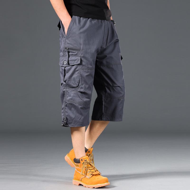 Men's Loose-Fit Multi-Pocket Cargo Shorts for Summer In Various Colors