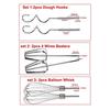 Chaksy Electric Egg Mixer Parts Set, Electric Balloon Whisk, Kitchen Accessories for Blender, Egg Beater Suit, Blender Mixer Parts