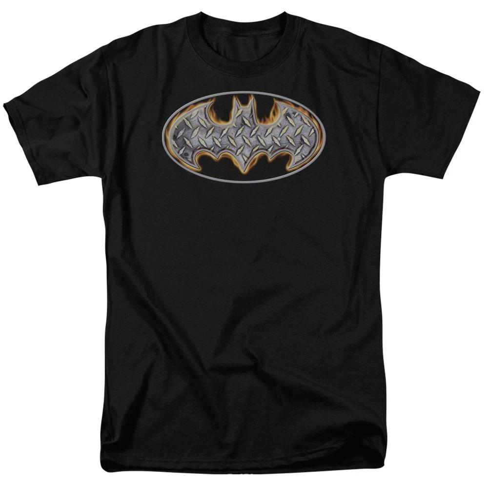 DC Comics - Batman - Steel Fire Shield - Unisex Children s T-shirt - Black 100