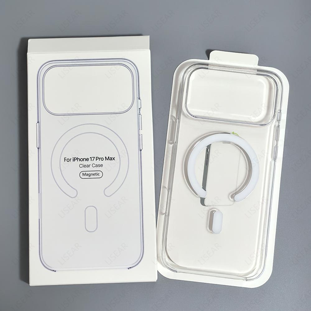 

Оригинальный прозрачный чехол для телефона для iPhone 17 Air 16 15 14 13 12 Pro Max Mini Для беспроводной зарядки Magsafe С сенсорной кнопкой камеры iPhone 13 Pro
