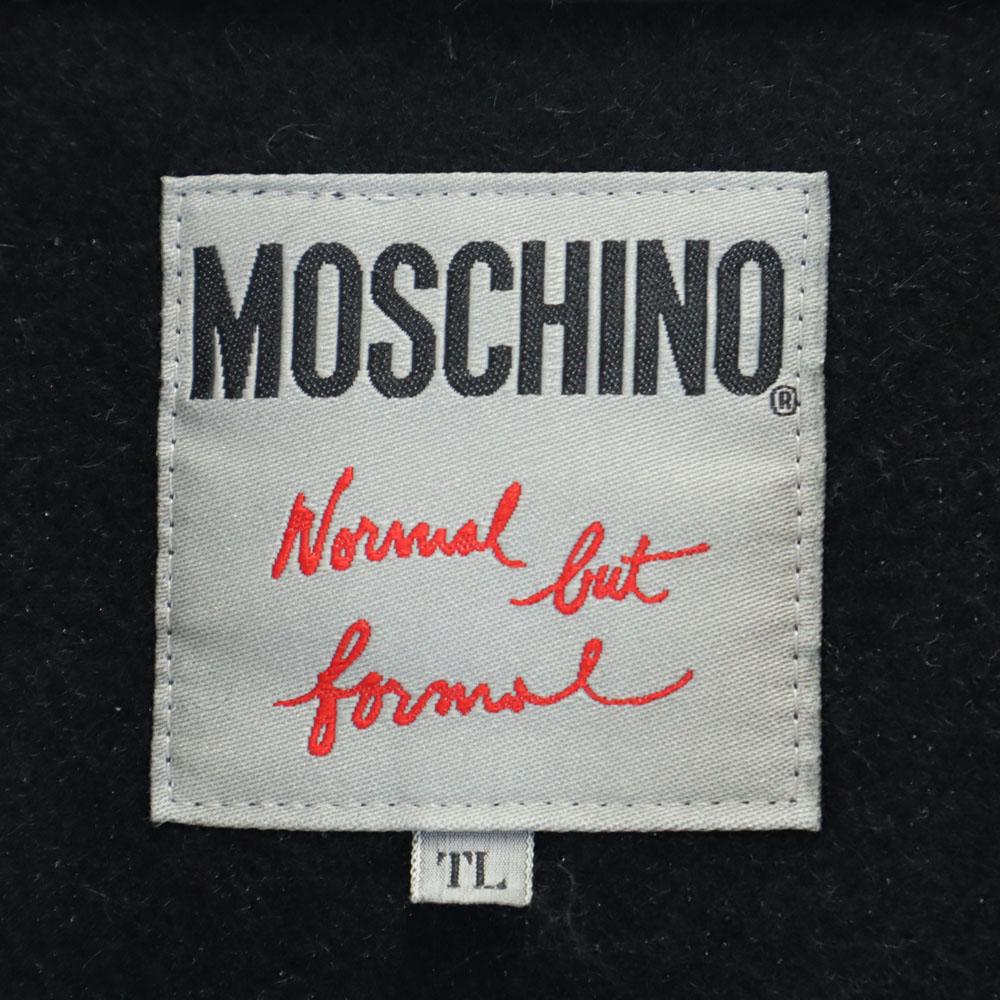 MOSCHINO Made in Japan Wool Blend Long coat TL black Men's Used
