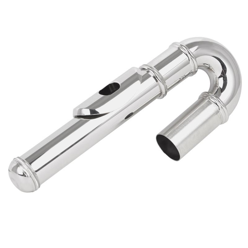 Flute Curved Headjoint Copper Nickel-plated Headjoint Musical Instruments Accessories For Beginner