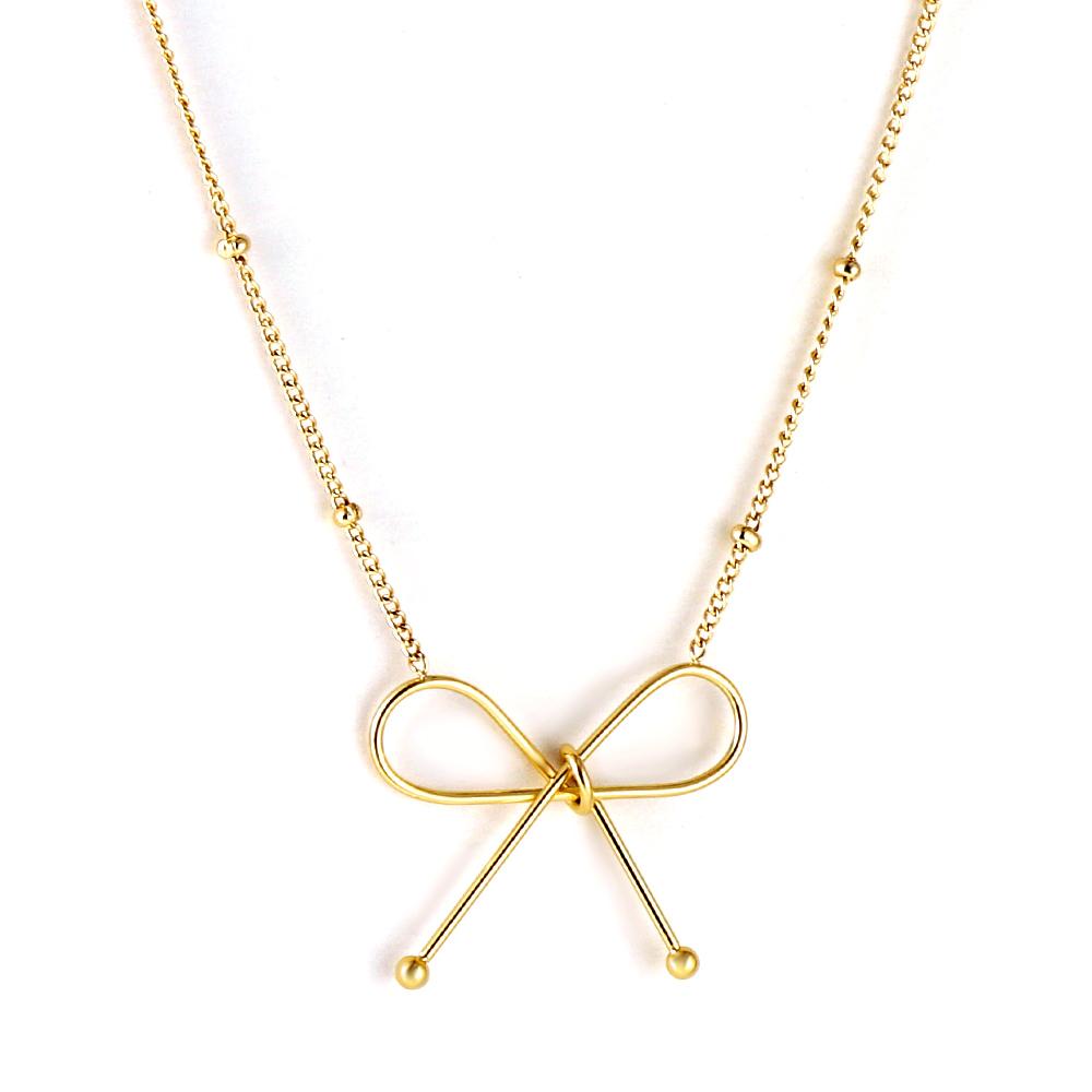 Fashion Jewelry Stainless Steel Non Tarnish 18k Gold Plated Heart Shaped Multiple Styles Pendant Necklace for Women