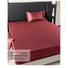 Ice Silk Color Ding Bed Sheet Solid Color Cool Silk Mattress Protective Cover Anti Slip Bed Cover Dust Cover