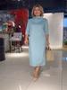 2024 New Casual Solid Color Long Sleeve High Neck Pocket Dress for Autumn and Winter