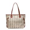 Retro printed tote bag women's 2025 spring new trendy fashion large-capacity shoulder bag premium underarm bag