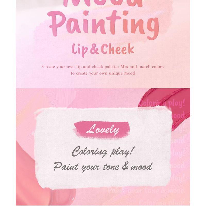 dasique - Mood Painting Lip & Cheek Palette - 4 Types