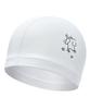 Laelliseupocheu [Rruc510 Wht] Puppy And Flower Urethane Coated Swim Cap White