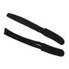 1 Pair Fixed Gear Road Bike Bicycle Cycling Adhesive Pedal Toe Clip Strap Belt Black