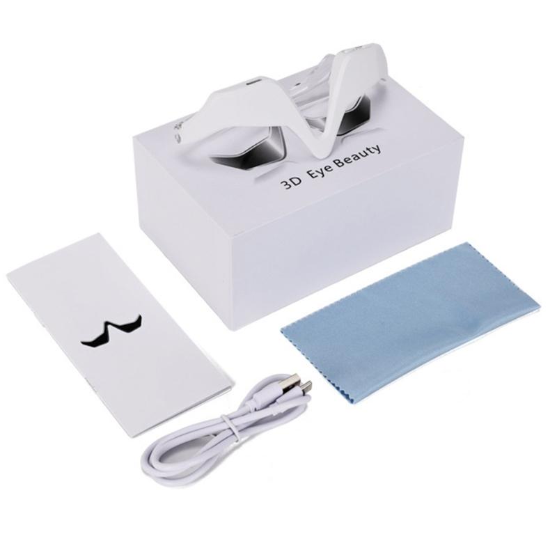 Eye Light Therapies Glasses 3D Eye Massager Microcurrent Eye Beauty Device Eye Bag Remover Eye Glasses Massager 1
