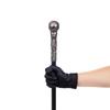 Silberner luxuriöser runder Griff, modischer Gehstock für Party, dekorativer Gehstock, eleganter Gehstock mit Crosier-Knopf, 93 cm