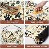 Bone-Shaped Pet Mat Feeding Mat Diatom Mud Carpet Cute Cartoon Floor Mat Waterproof And Dirt-Resistant Home Decoration