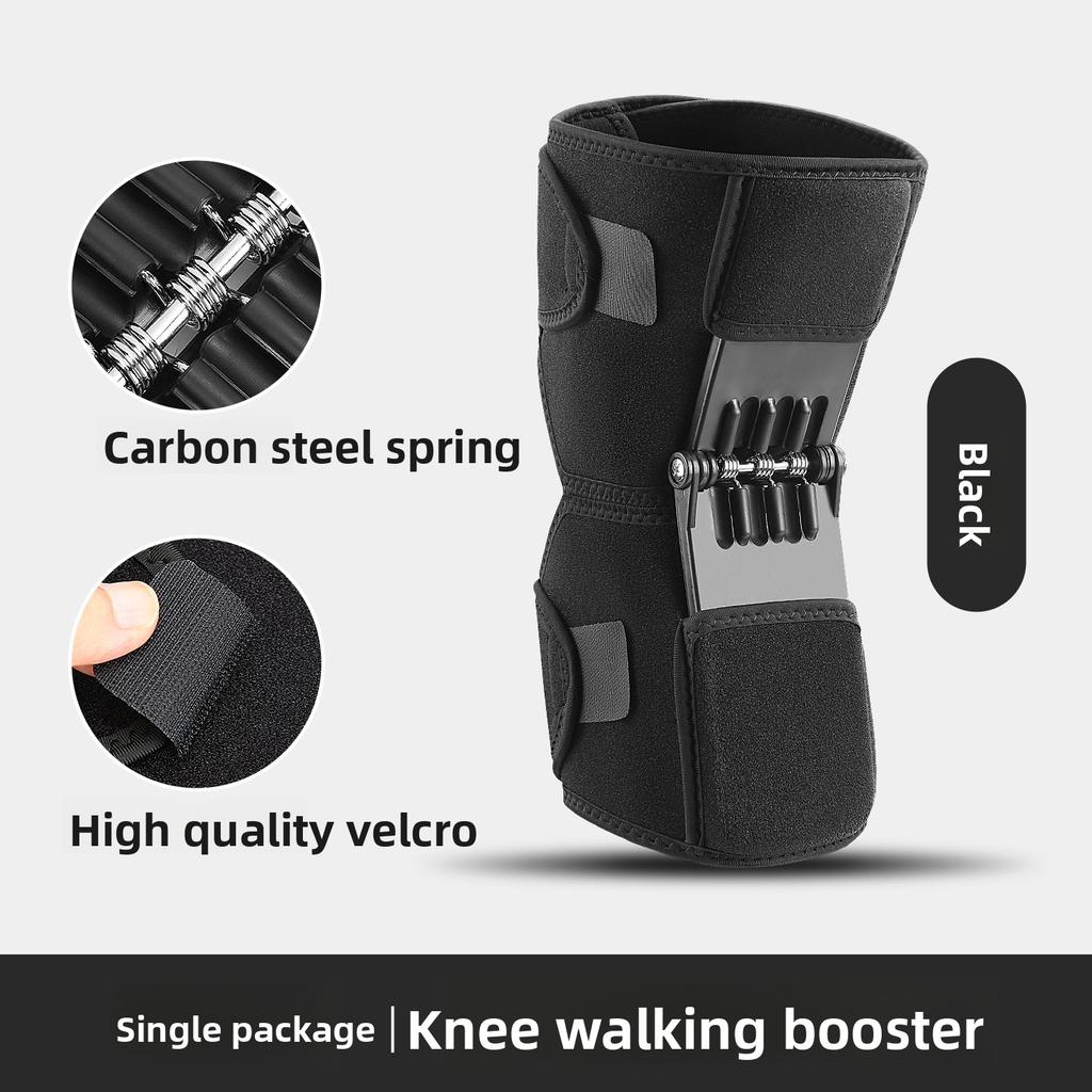 1Pc Customizable Knee Joint Booster With Spring Steel Plate For Elderly Unisex Patella Joint Knee Protector Outdoor Sports Care