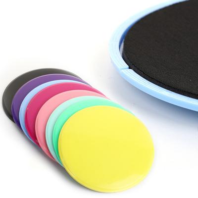 2st Glidskivor Slider Fitness Disc Träning Glidplatta Buken Core Muskelträning Yoga Sliding Disc Träningsutrustning
