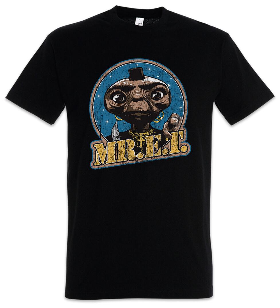 

Mr ET Men s T-Shirt Mens Womens Tees Top Series Movie T Fun A Bus Van Team B.A. 80s Movie E.T. XL