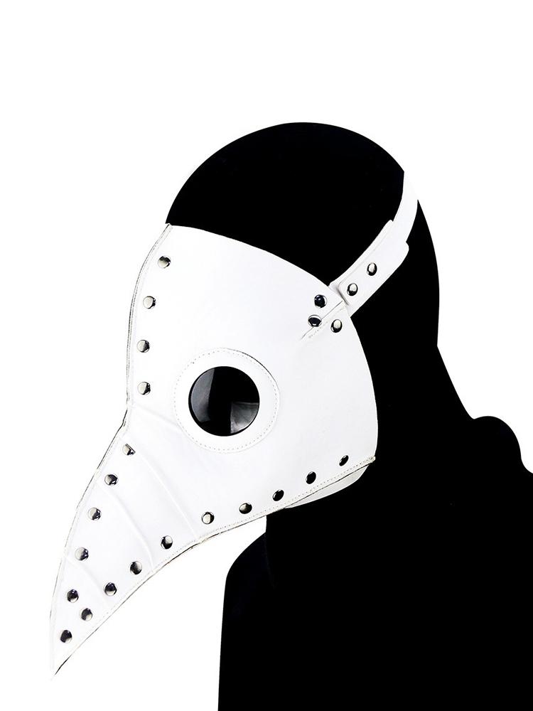 Grappig Middeleeuws Pestdoktersmasker Leer Zwart Snavelmasker Dokter Halloweenmasker Steampunk PU Vogels Cosplay Doctour De Peste