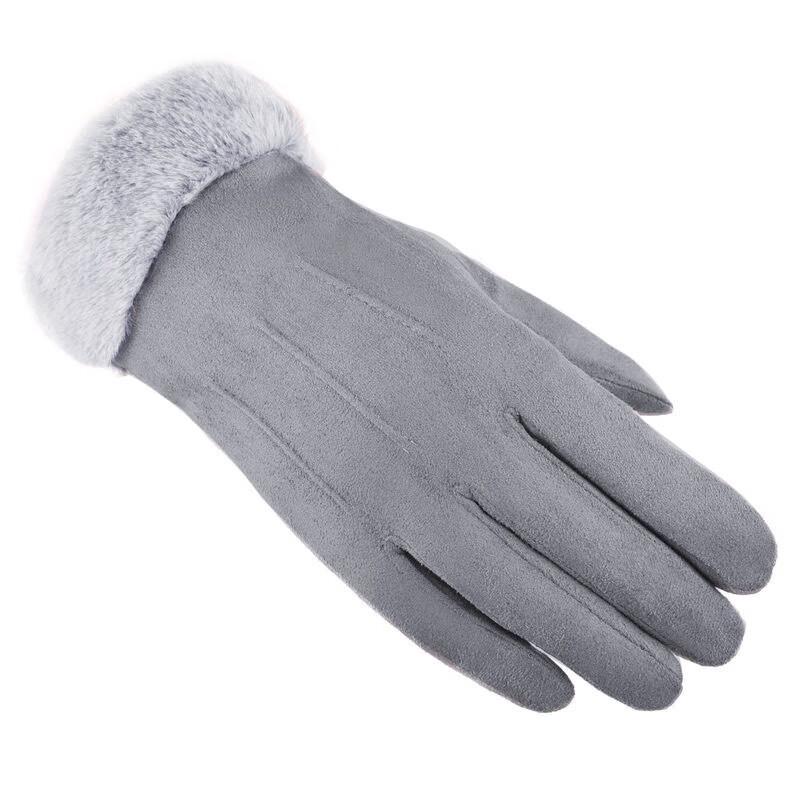 Hengyuanxiang De Rong Warm Cuffed Gloves