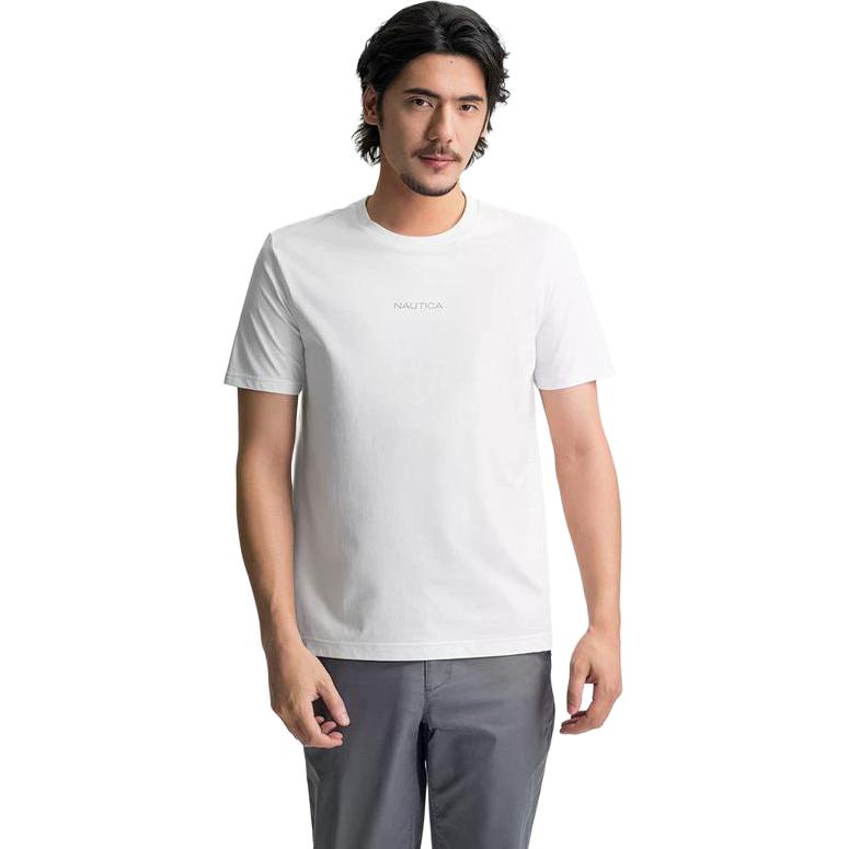 NAUTICA T-Shirts Men's Crew Neck Moderate Straight Fit TE5200