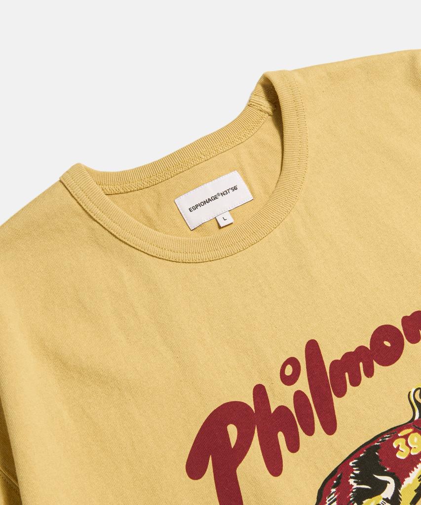 ESPIONAGE Philmont Sr Heavyweight Tee Vintage Yellow
