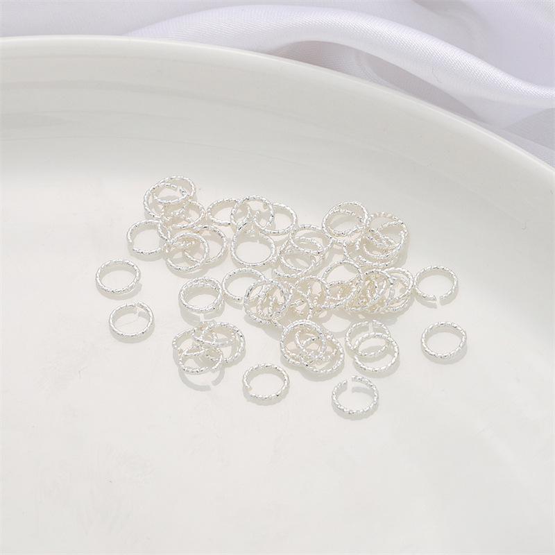 Anillo Twist Relleno de Oro de 14K para Fabricación de Joyería - Espaciador de Diseño Roscado Cerrado/Abierto