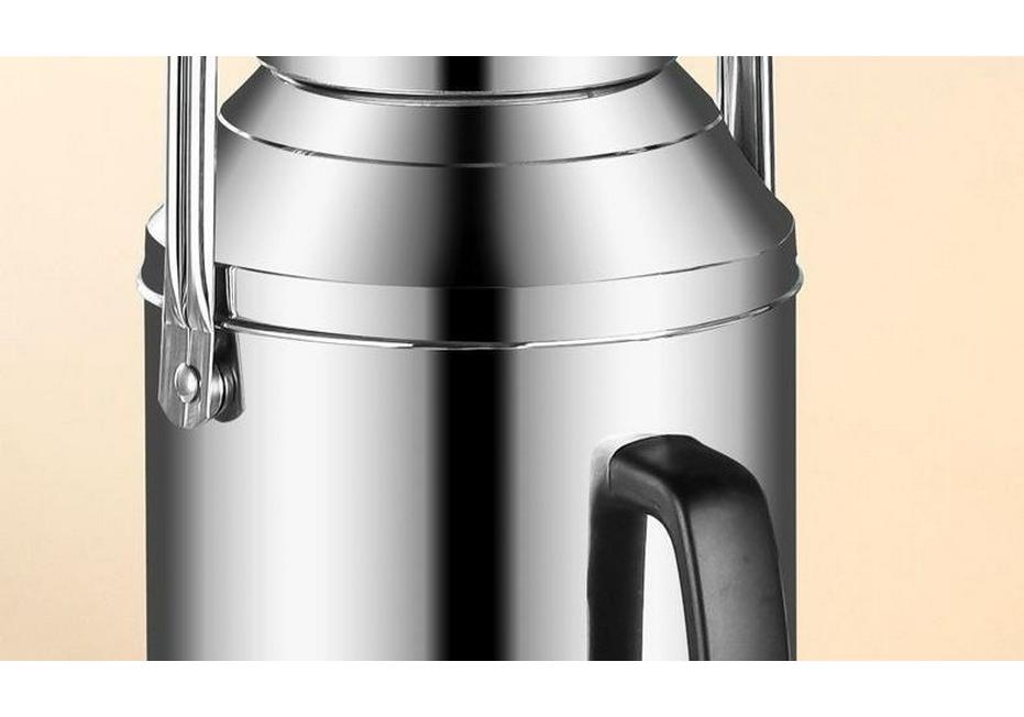 Large Capacity Stainless Steel Thermos Flask with Double Layer Insulation and Glass Liner