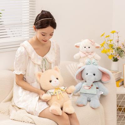 New Cute and Youmi Lamb Baby Elephant Plush Toy Cute Doll Doll Grab Machine Doll Girl Birthday Gift