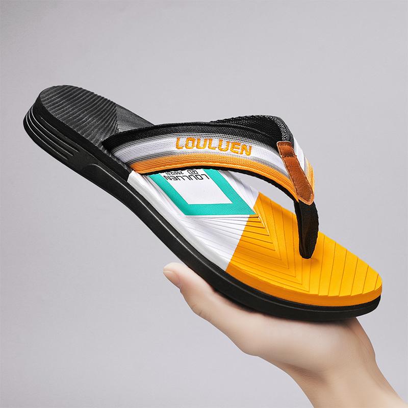 Fashion High Quality Summer Beach Flip Flops Fashion Men Flip Flops Men Casual Breathable Antiskid Beach Slippers Men Summer Outdoor
