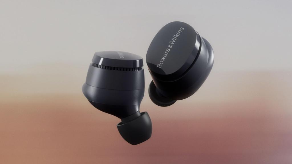 Bowers & Wilkins Pi6 (Storm Gray) True Wireless Earphones with Noise Cancellation, aptX Adaptive Multipoint Calling, PI6/SG