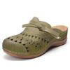 Fashion Low Butterfly-Knot Cover Toe Fretwork Heels Shoes Ladies' Slippers Big Size Slipers Women 2025 Flat Slides Fabric Floral Scandal