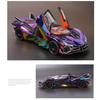 1/24 Apollo Project EVO Alloy Sports Car Model Diecasts Metal Electroplated Racing Car Vehicles Model Sound Light Kids Toy Gift