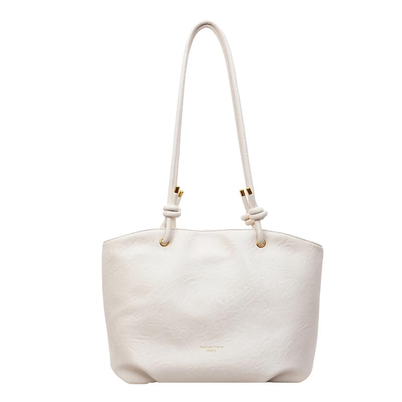 

Fashi Heavy-duty Zipper PU Women s Handbag Sturdy Durable Commuting Sweet Tote Bag Minimalist Designer Vegetarian Shoulder Bag бежевый