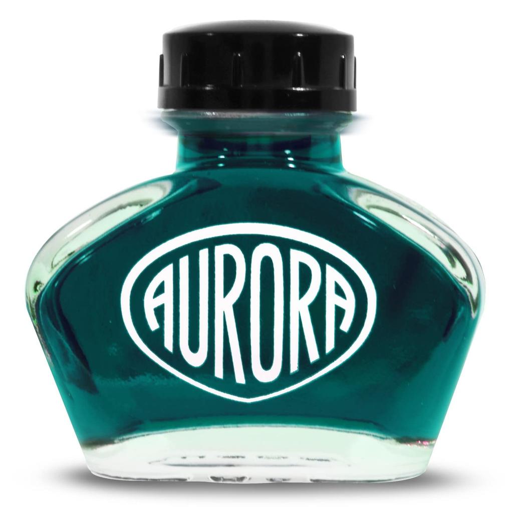 AURORA Aurora Bottled Ink, Fraconi Aurora 100 Turchese 124-TU, 55ml, Officially Imported
