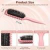 Flexible Rectangular Curling Brush - Unisex Design, Traction, Enhances Curls, Suitable for Normal Hair Types