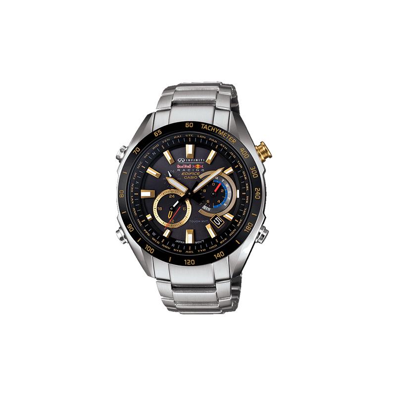 

Casio EDIFICE 100 meters waterproof fashion simple style quartz movement stainless steel strap Japanese and Korean watch men s watch EQW-T620RB-1A чёрный