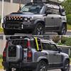 For Jetour T2 Tailgate Letter Badge JETOUR Logo Decal ABS Material With Installation Locator Car Exterior Trim Sticker