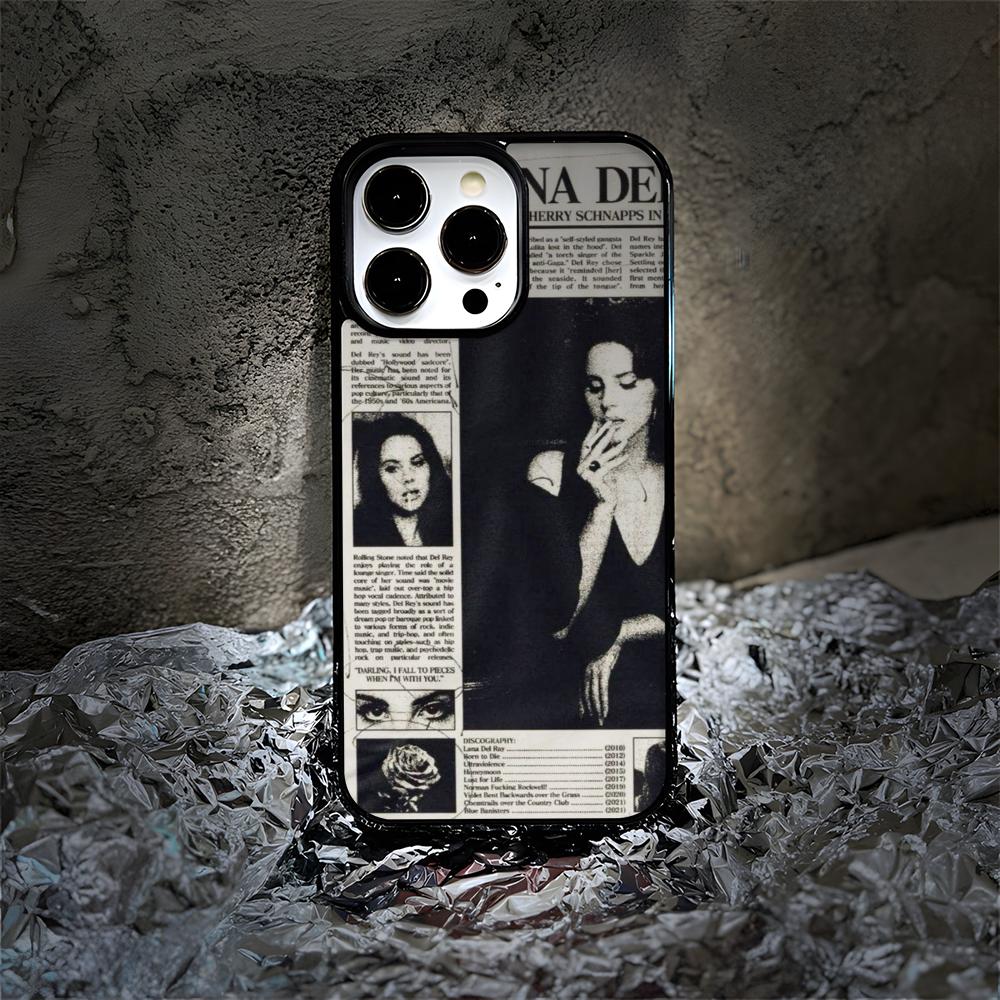 

Чехол для телефона Singer L-Lana D-Del Rey Girl для iPhone 16 15 14 13 12 11 Pro Max Plus Mini Магнитный Magsafe Обложка для беспроводной зарядки iPhone13