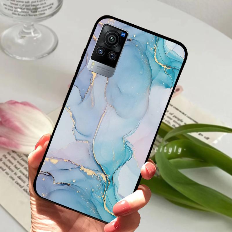 Für vivo X60 Pro Hülle V2046 V2047A Weiches Silikon TPU Dünne Handyhülle Für Vivo X60 5G V2045 V2046A Stoßfester Bumper Fundas