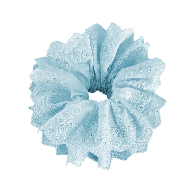 

Lace Hair Rope Hair Bun Scrunchies Elastic Hair Rope Big Hair Scrunchy Vintage HairBands Female Accessories