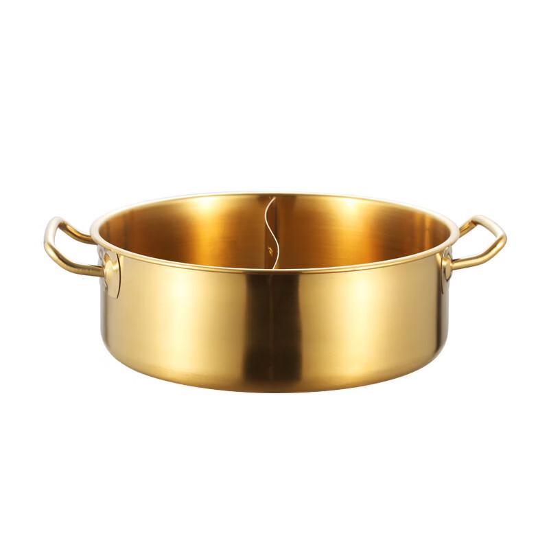ZISIZ Stainless Steel Thickened Divided Hot Pot