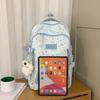 Student Schoolbag Star Printed Backpack Junior High School Student Class Backpack