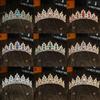 Hochzeit Haar Tiara Kristall Braut Tiara Krone Silber Farbe Diadem Schleier Tiaras Hochzeit Haarschmuck Kopfschmuck Kopfschmuck