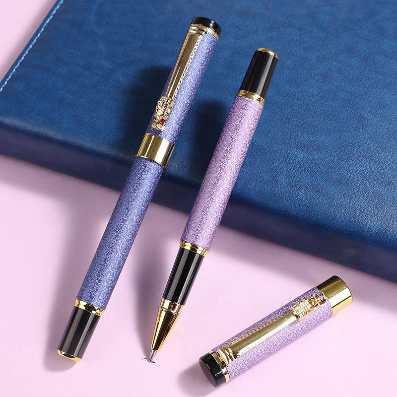Signature Metal Gel Pen with Nib and Barrel - Ideal for Business, Office, or Gifting