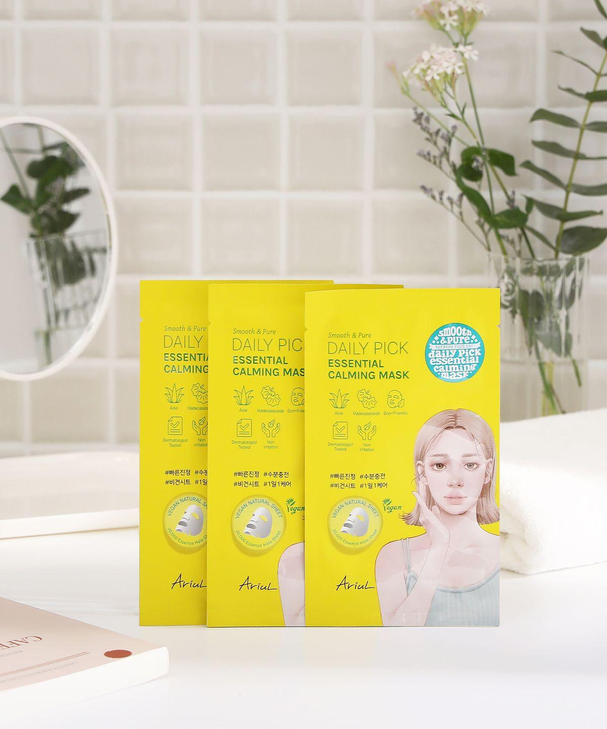 Ariul Smooth & Pure Daily Pick Essential Calming Mask 20ml 1 Sheet