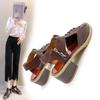 Summer New Color Women's Sandals Side Zipper Fashion Women's Sandals Women's Shoes