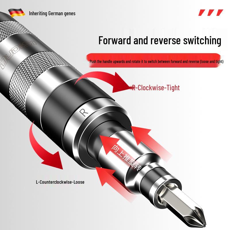 Multifunctional Cross Impact Bit Set & Screwdriver with Round Head Drill Bits