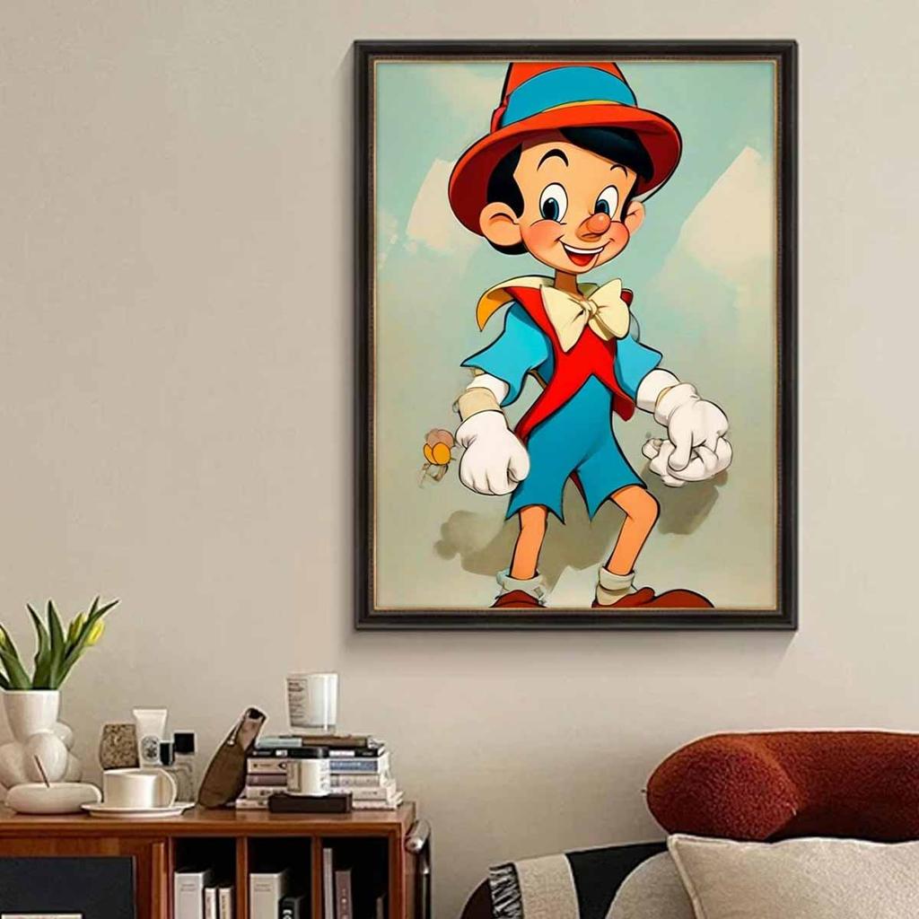 5D Diy Diamond Painting The Pinocchio of Spirit Full Drill Rhinestones Mosaic Embroidery Handmade Products Home Decor Gift