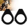 Pair of Turn Signal Mounting Brackets, Duokon 41mm Fork Clamp, Aluminum Alloy Motorcycle Modified