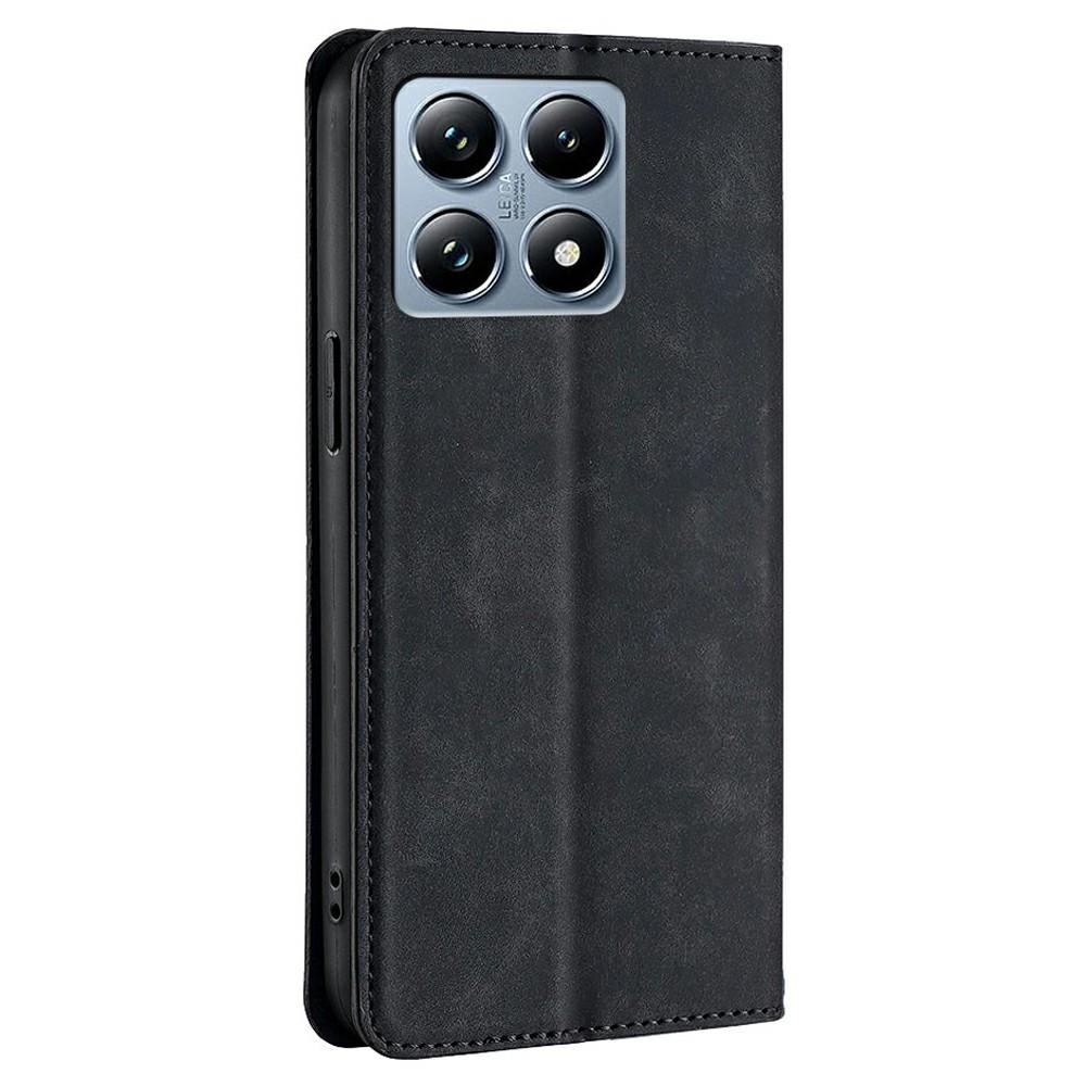 For Xiaomi 14T Pro Case Card Holder PU Leather Magnetic Closing Phone Cover